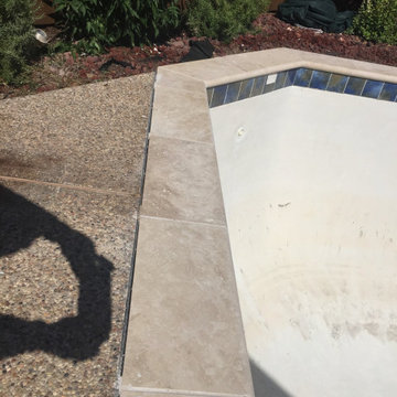 Travertine Coping