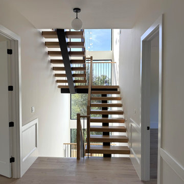 Project #139 | Four Story Modern Floating Staircase