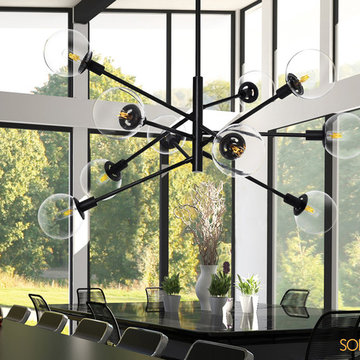 Orb Vectors 4599.25C 5 Light Pendant- Sonneman Lighting