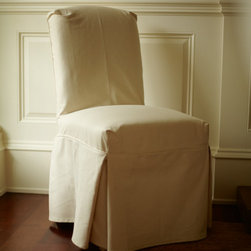 Alaina Slipcovered Dining Chair - Dining Chairs