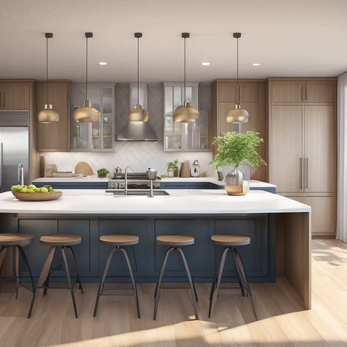 A modern looking kitchen