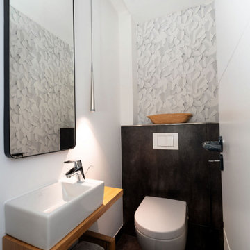 Gäste-WC in Szene gesetzt