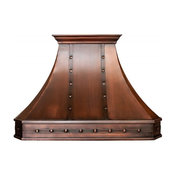 Classic Copper Range Hood, 36" x22"x30"