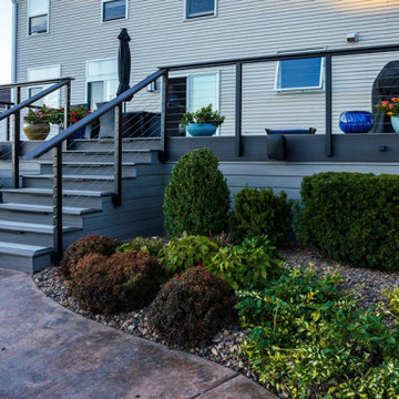 Azek Resurface w/ Cable Railing