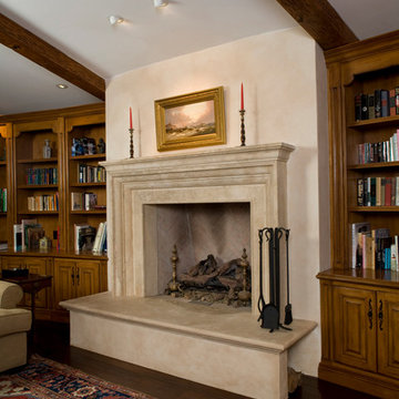 Majestic Adobe Fireplace