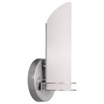 Livex Lighting - Livex Lighting 1902-91 Pelham - 1 Light Bath Vanity in Pelham Style - 4.5 Inches - Create warm ambient lighting with this contemporarPelham 1 Light Bath  Brushed Nickel SatinUL: Suitable for damp locations Energy Star Qualified: n/a ADA Certified: YES  *Number of Lights: 1-*Wattage:60w Candelabra Base bulb(s) *Bulb Included:No *Bulb Type:Candelabra Base *Finish Type:Brushed Nickel
