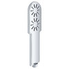 Dawn Stainless Steel Round Hand Shower With White Lines