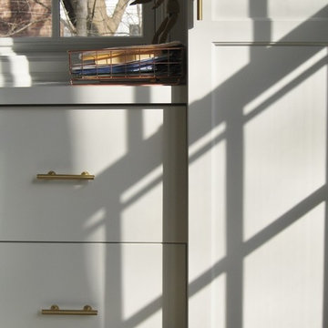 White, Blue and Brass in Bronxville