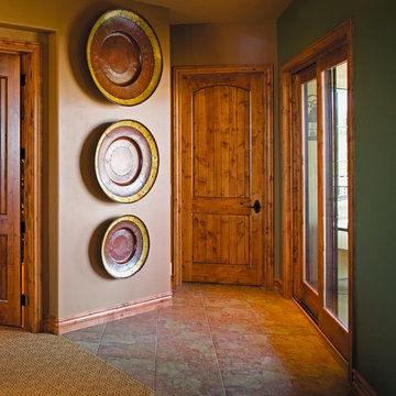 Rogue Valley Entry Doors - Rustic coastal themed wooden entry door