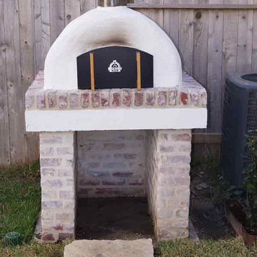 The Candler Family Wood Fired Brick Pizza Oven in Texas