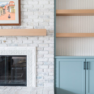 Fireplace + Built Ins