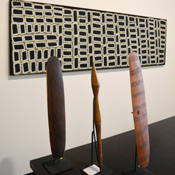 Monochrome Exhibition - Walala Tjapaltjarri 'Tingari' 60 x 198cm - Products