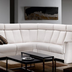 Helios Sectional Sofa with Electrical Recliner, ROM Belgium - Sectional Sofas