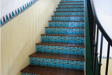 サンタバーバラにあるおしゃれな階段の写真