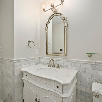 Elegant Powder Room & Entrance Foyer