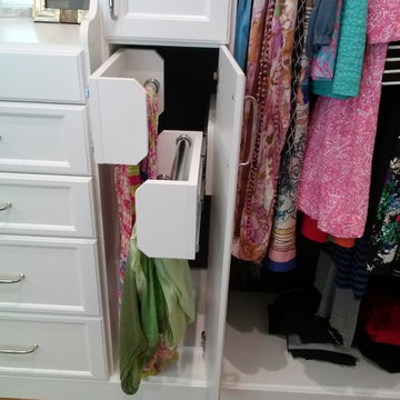 Master closet remodel in Chapel Hill