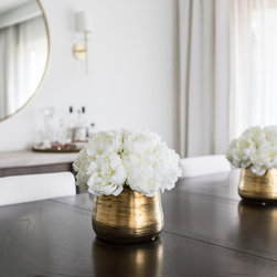 Classis open concept living, dining room - Artificial Flower Arrangements