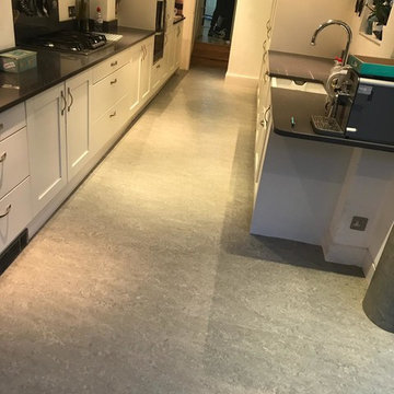 Marmoleum Flooring To Kitchen In Vauxhall