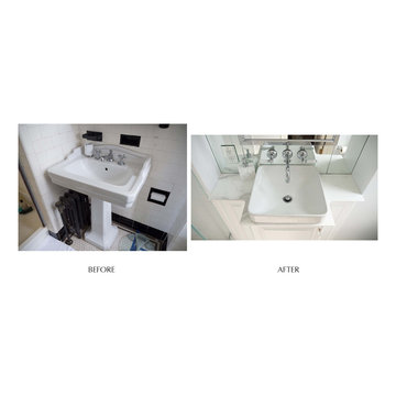 Award Winner Prewar Master Bathroom Before and After Transformation