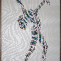Mixed Media - Silver Berry Dancer - Mixed Media Art