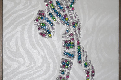 Mixed Media - Silver Berry Dancer