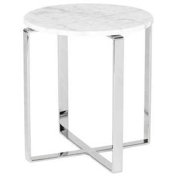 Chandler Silver Side Table
