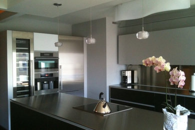 Kitchen - contemporary kitchen idea in Chicago