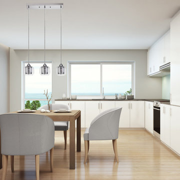 Maddox 3-Light Polished Chrome Pendant with Clear Glass Shades