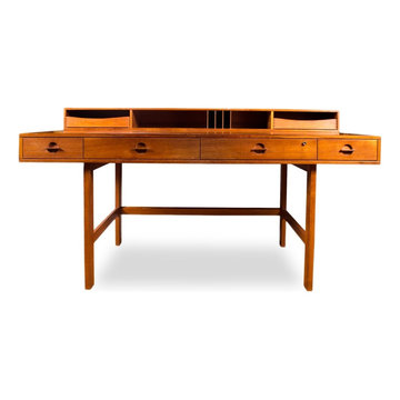 MID-CENTURY PETER LØVIG NIELSEN TEAK FLIP-TOP DESK