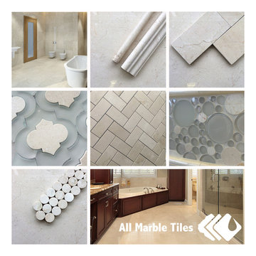 Crema Marfil Marble Tile Mosaic Moulding Collection