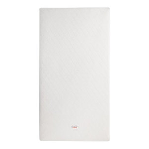 2 Pack Evolur Full Size Crib Organic Cotton Waterproof Mattress Protector Pad and Fitted Sheet,White and Brown