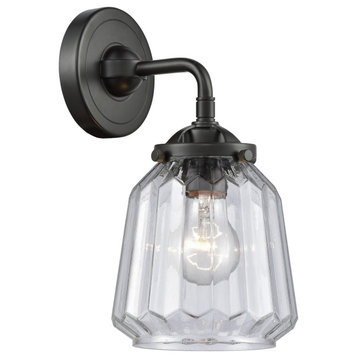 Innovations Lighting 284-1W Chatham Chatham 1 Light 11" Tall - Oil Rubbed