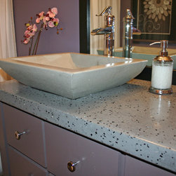 Concrete Bath Sinks - Vanity Tops And Side Splashes