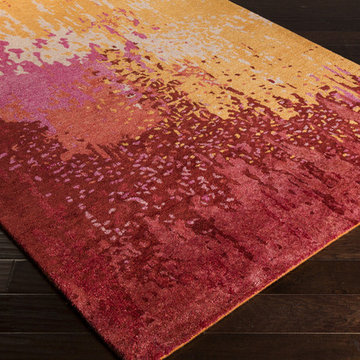 Serenade Hand Tufted Rug in Burgundy / Burnt Orange by Surya -$619.77