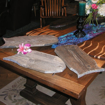 Barn wood serving