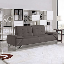Briza Modern Brown Fabric Sofa Bed - Sofas