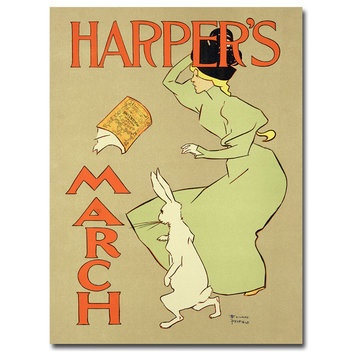'Harpers Magazine March Edition, 1894' Canvas Art