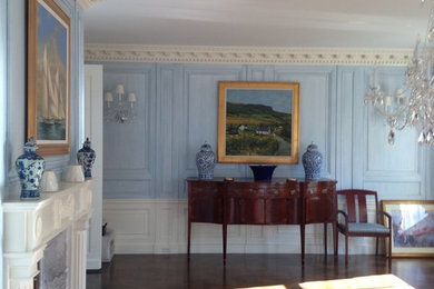 Elegant dining room photo in New York