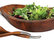 Nambé  Braid Salad Bowl With Servers