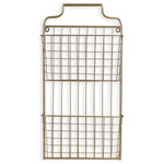 Cheungs - Linnet 2 Tiered Gold Metal Wall Basket - Linnet 2 Tiered Gold Metal Wall BasketBring organization to any space with a multi-functional storage piece. This 2 tiered gold metal wire hanging wall storage piece is both functional and decorative. Who says being organized is boring?! It will be a stylish addition to help sort and store clutter.