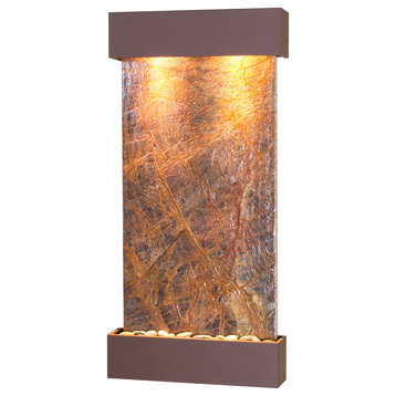 Whispering Creek Water Feature, Brown Marble, Woodland Brown