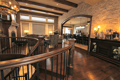 Living room - traditional living room idea in Calgary