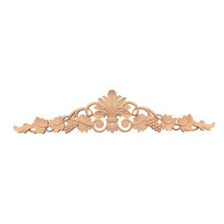 Inviting Home Inc. - Madera Small Wood Carving, Cherry - Onlays And Appliques