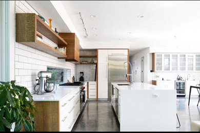Trendy home design photo in Salt Lake City