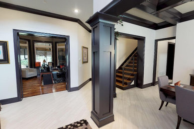 Inspiration for a contemporary entryway remodel in Other