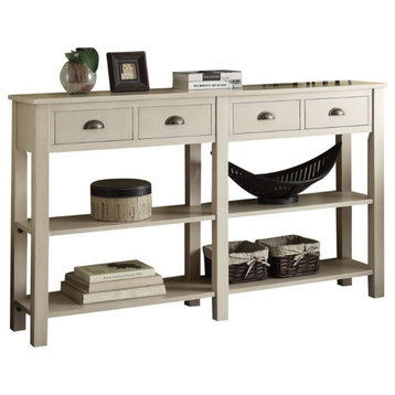 Bowery Hill 60" Console Table in Cream