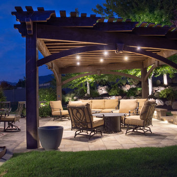 Trapezoid Pergola for Irregular Landscaping w/A