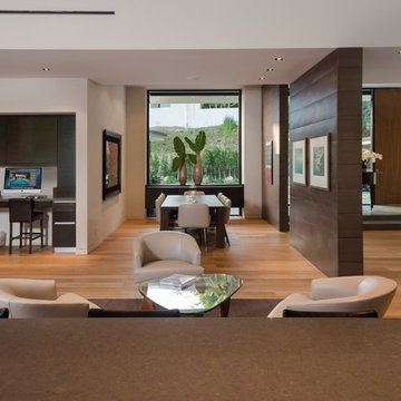 Wallace Ridge Beverly Hills luxury modern home open plan interior