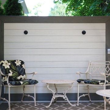 Composite Deck and Outdoor Kitchen in Thornhill