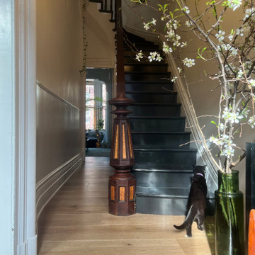 Midtown Hoboken Victorian stair 2025